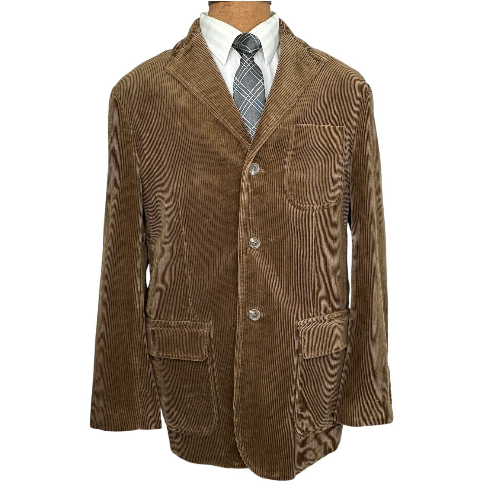 Vintage Polo Ralph Lauren Shooting Hunting Jacket Blazer Corduroy L Rrl